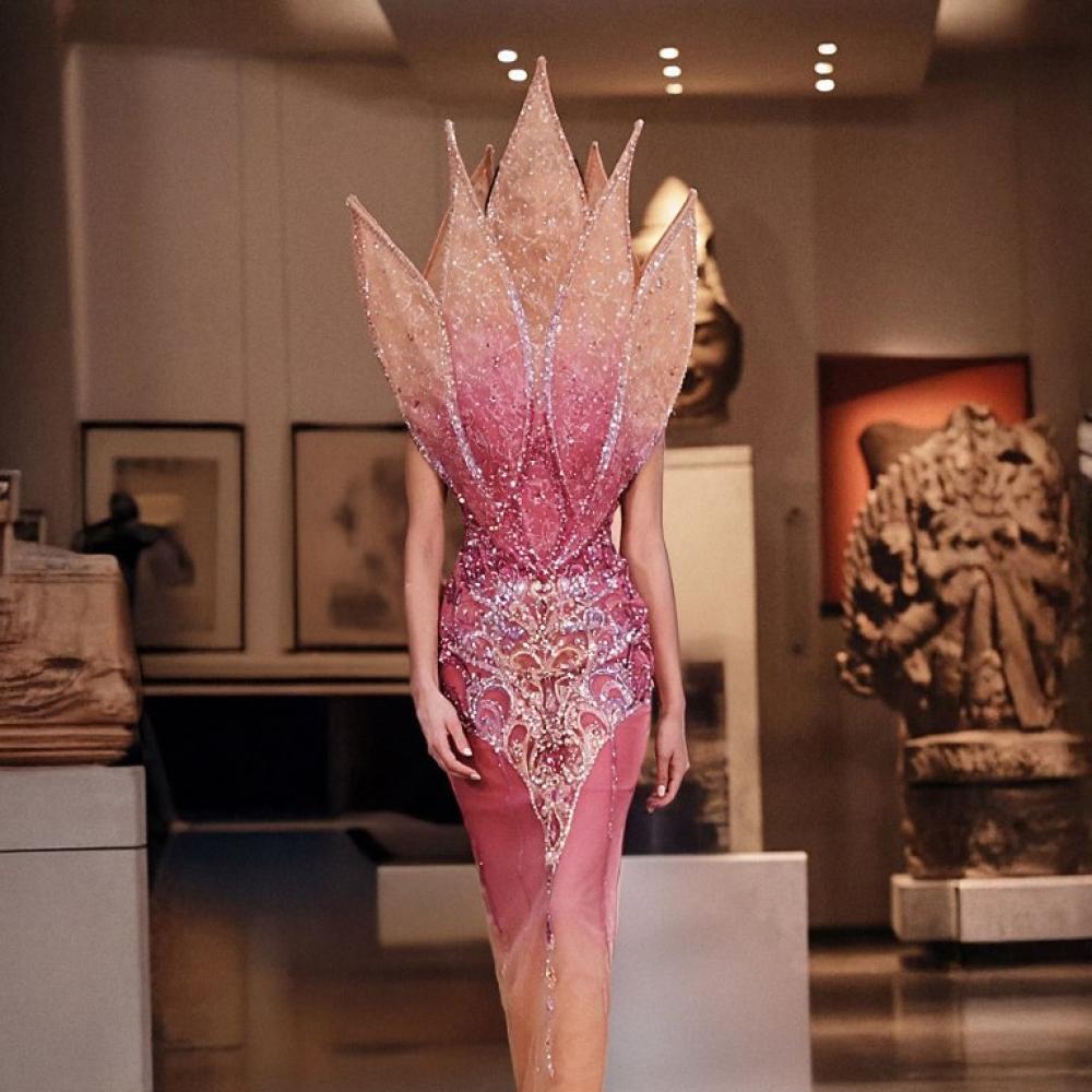 المصممة منال عجاج أول مصممة سورية تعرض تصاميمها في باريس