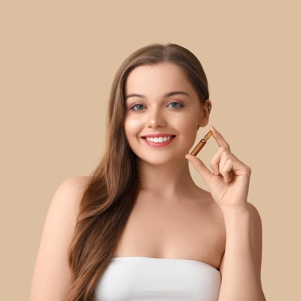 بعد الترطيب تأتي مرحلة المعالجة المستهدفة عبر السيرومات أو الأمبولات