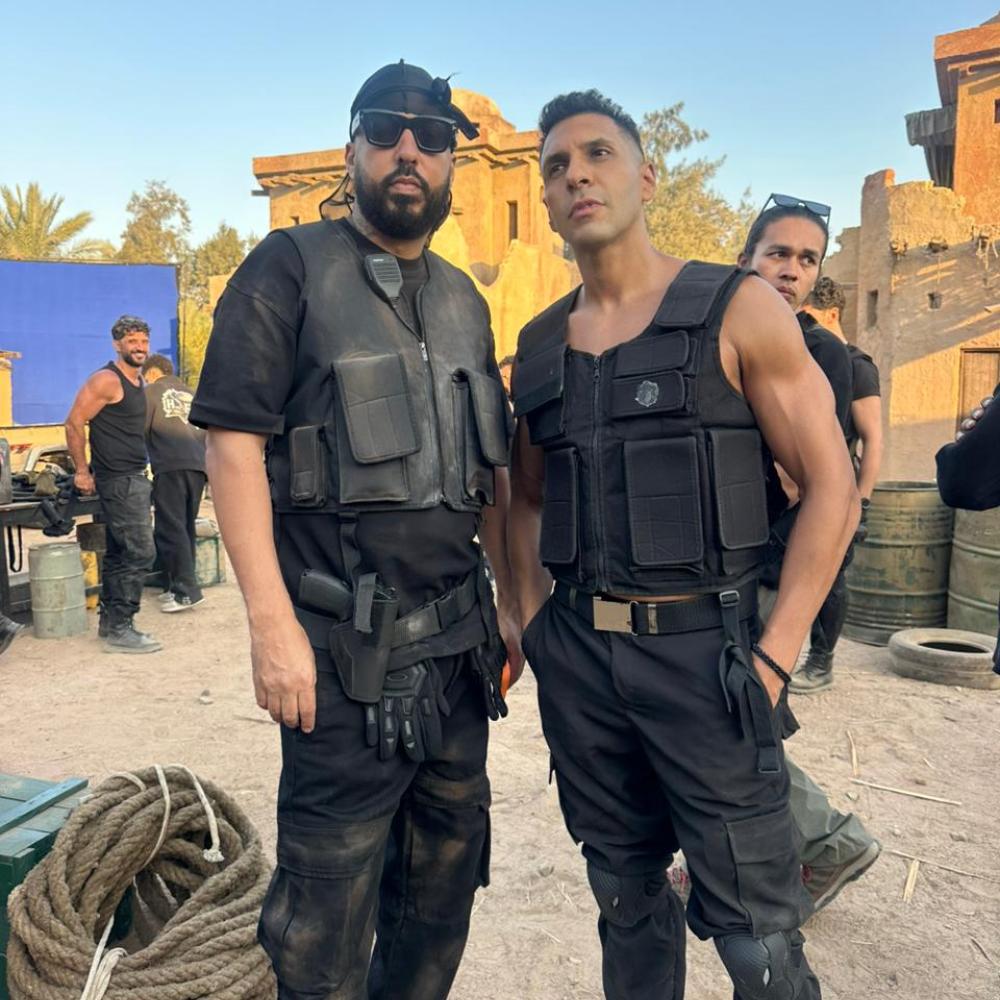 حسن أبو الروس ينضم إلى فيلم أكشن عالمي إلى جانب فرنش مونتانا وأحمد السقا