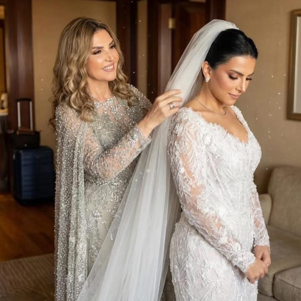 من زفاف همسة ابنة نادية مصطفى