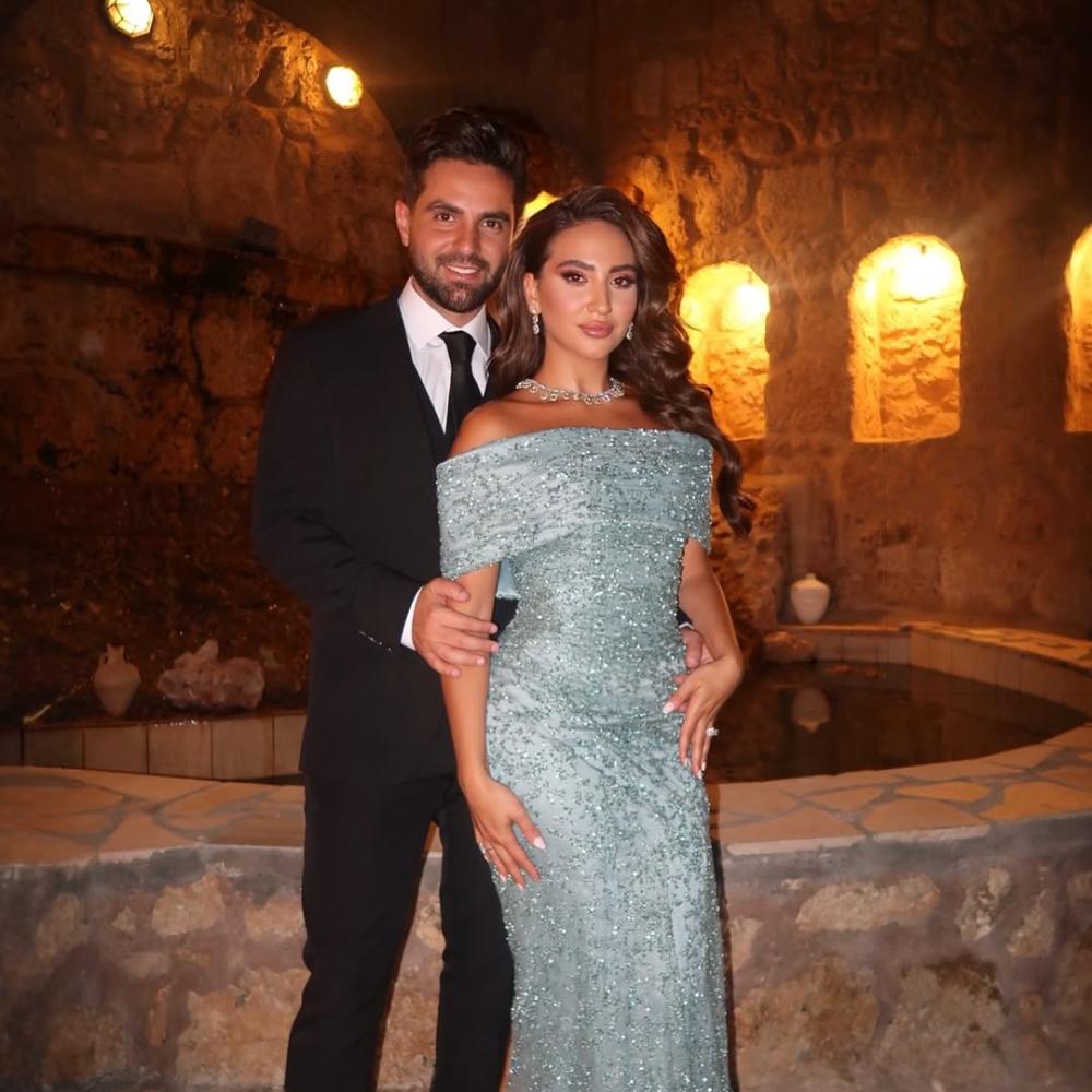  سارة الورع تحسم قصة حملها مع زوجها غيث مروان