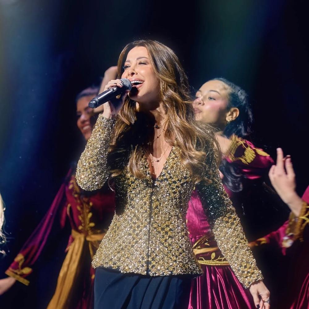 نانسي عجرم تحيي حفل بدر محمد عبده