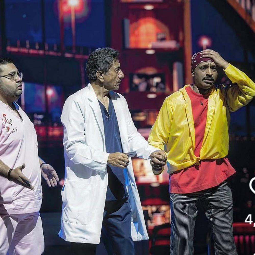 ناصر القصبي في مسرحية الشنطة