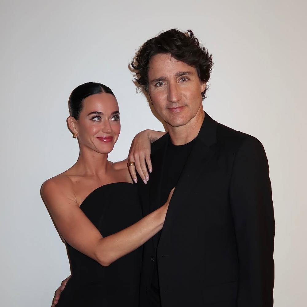 كاتي بيري وجاستن ترودو