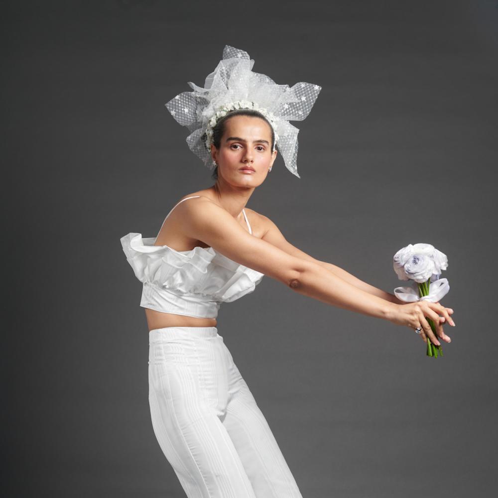 فستان زفاف لربيع 2027 من دار Batsheva
