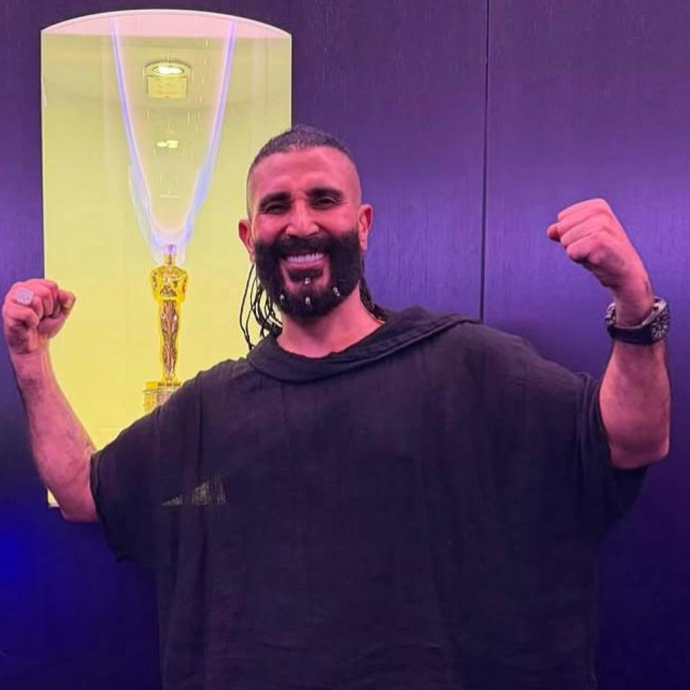 أحمد سعد من حفل مسرح الأوسكار 