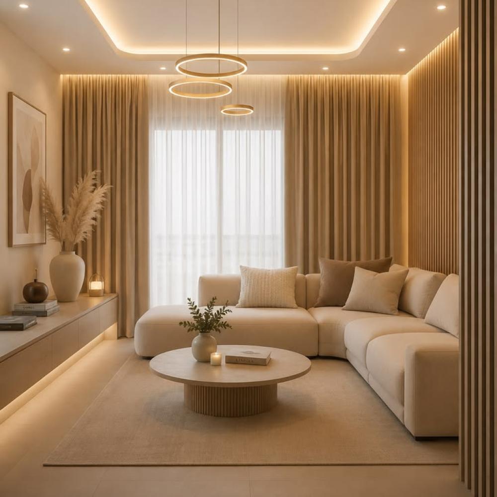 يلجأ الخبراء لمجموعة من الحيل البصرية لجعل أسقف الغرف أكثر ارتفاعًا