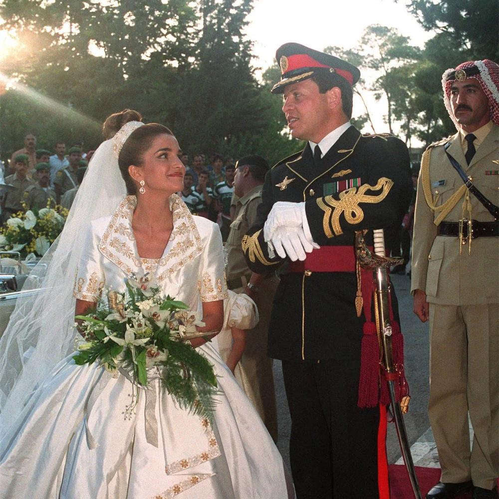 الملك عبد الله الثاني ملك الأردن Abdullah II of Jordan والملكة رانيا Queen Rania of Jordan