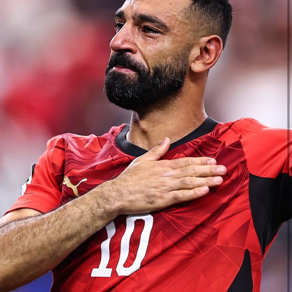 بكاء محمد صلاح بعد المباراة