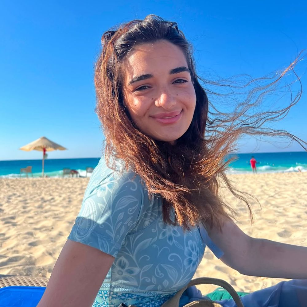 الفنانة ملك احمد زاهر صورة من انستغرامها