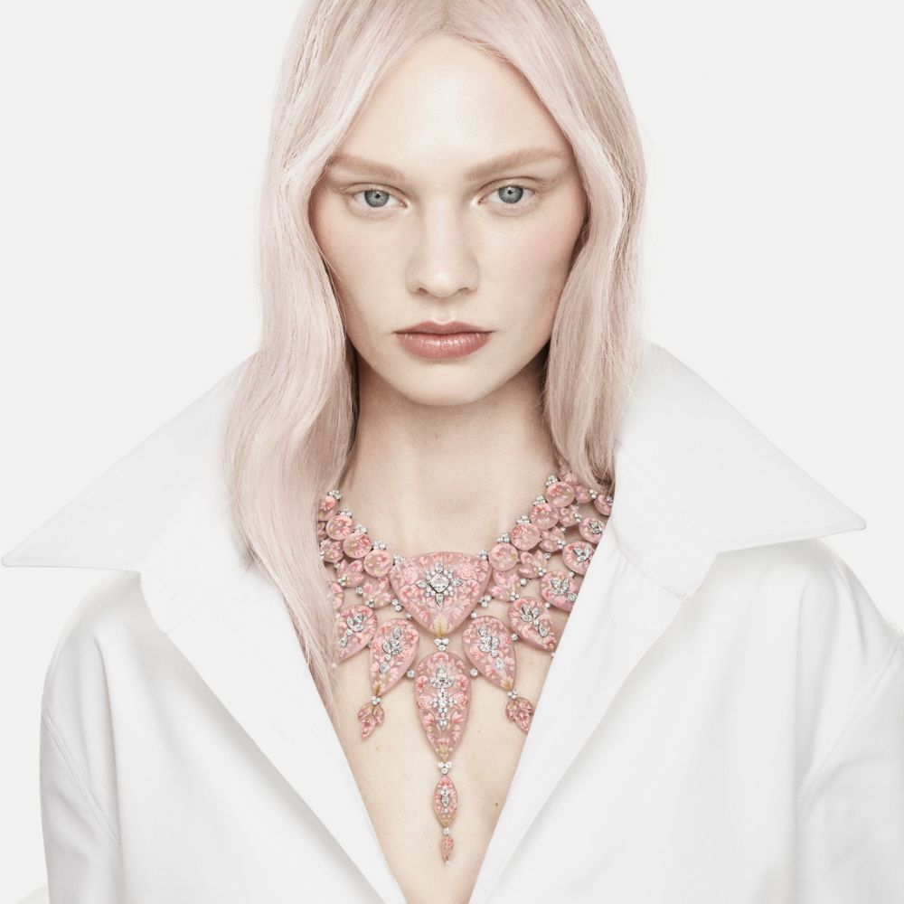 BOUCHERON - HUMAN BEING - CB26 - NECKLACE - QUARTZ ROSE