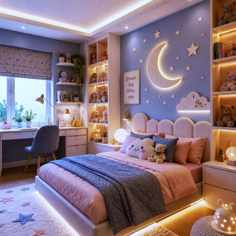 إضاءات مميزة في غرفة طفلك