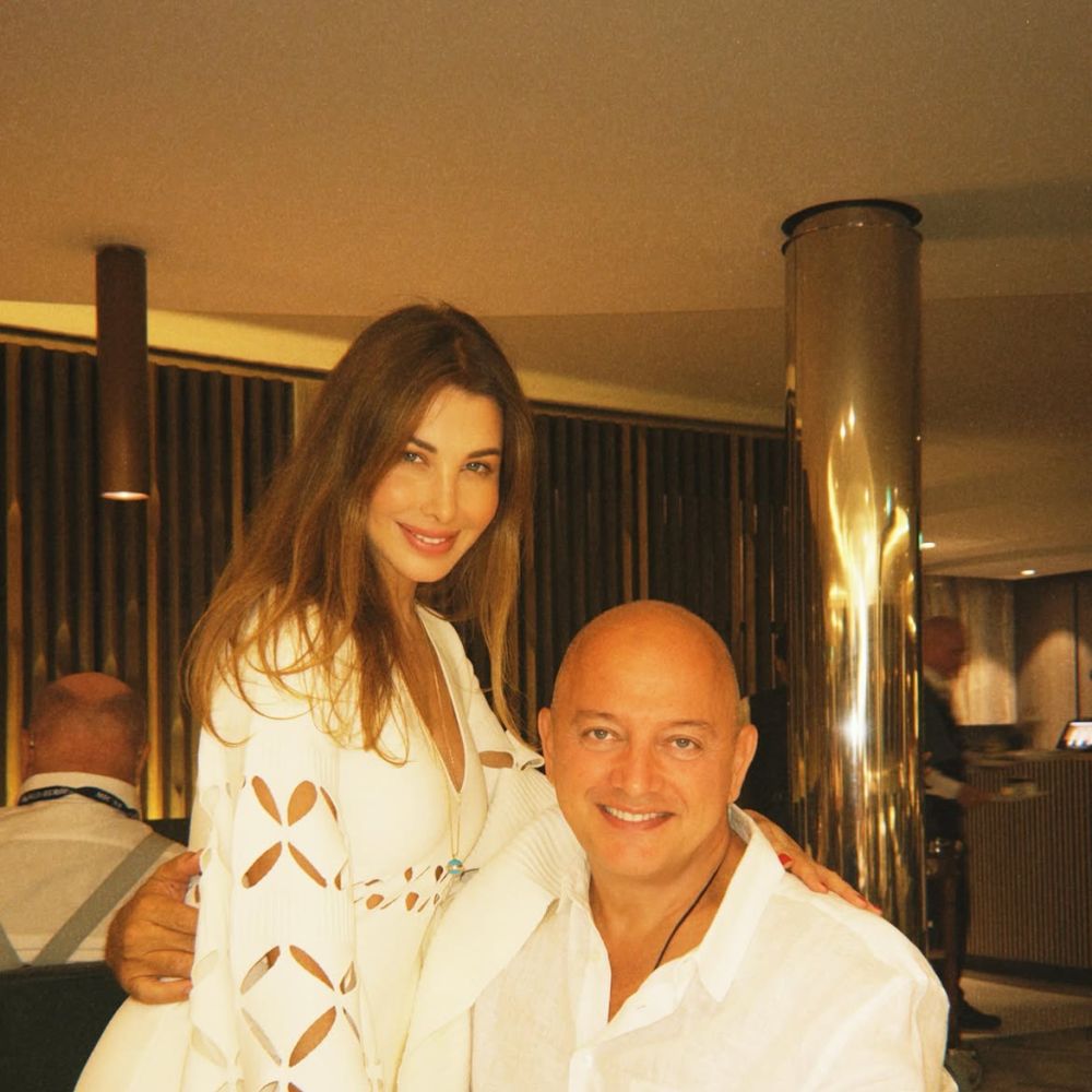 نانسي عجرم وزوجها