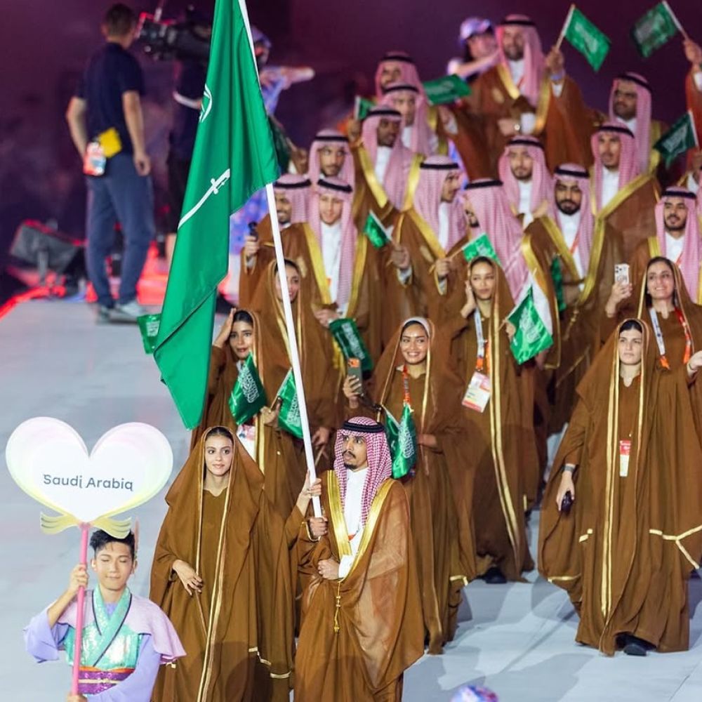 الأمير عبدالعزيز بن تركي الفيصل يشهد افتتاح "آسياد ناغويا 2026" من منصة بالوما ميزوهو