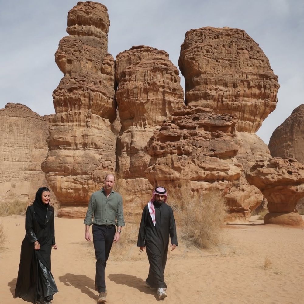 الامير ويليام في العلا