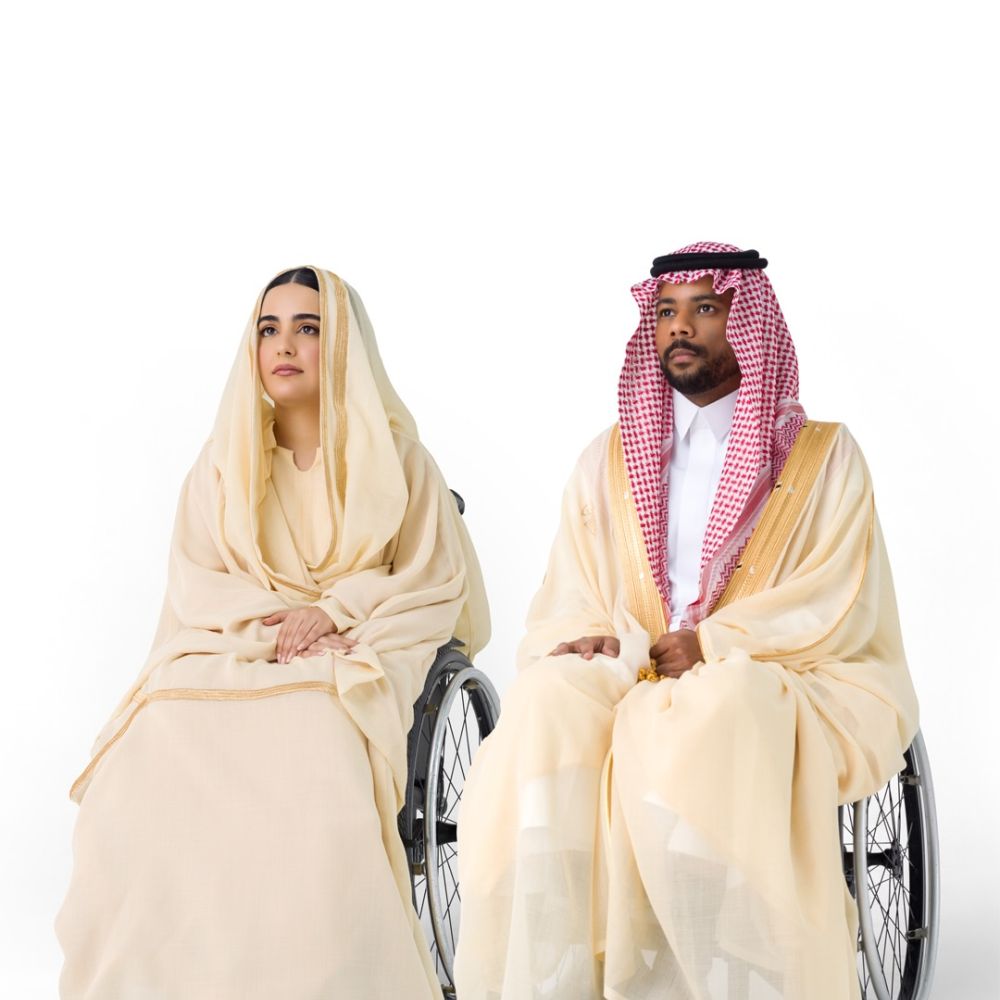 أزياء الفريق السعودي في افتتاح دورة الألعاب الآسيوية البارالمبية من المصممة علياء السالمي - تصوير عمر عبدالعزيز  
