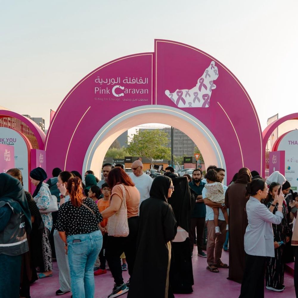 "القافلة الوردية" تختتم أنجح نسخ فعاليتها في الجادة