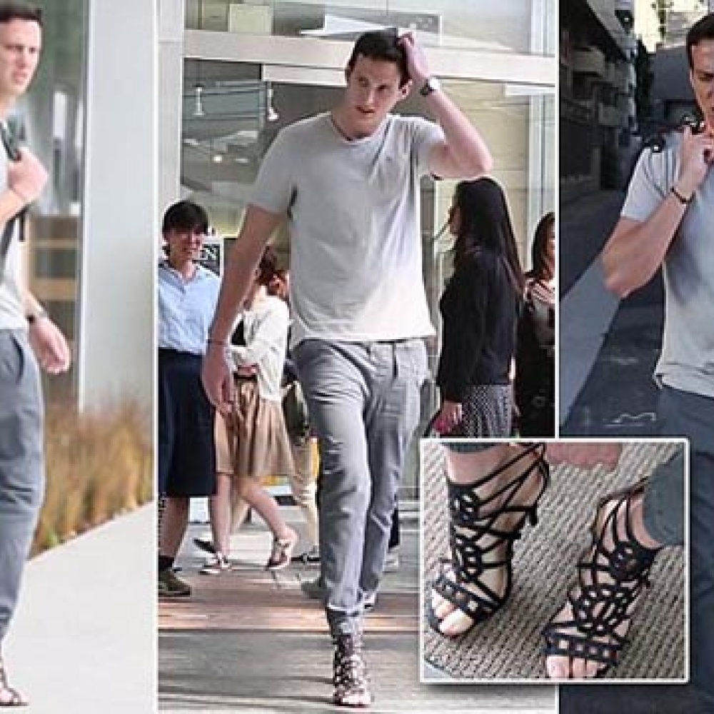 بالفيديو.. شاب يحاول فهم معاناة النساء من الكعب العالي