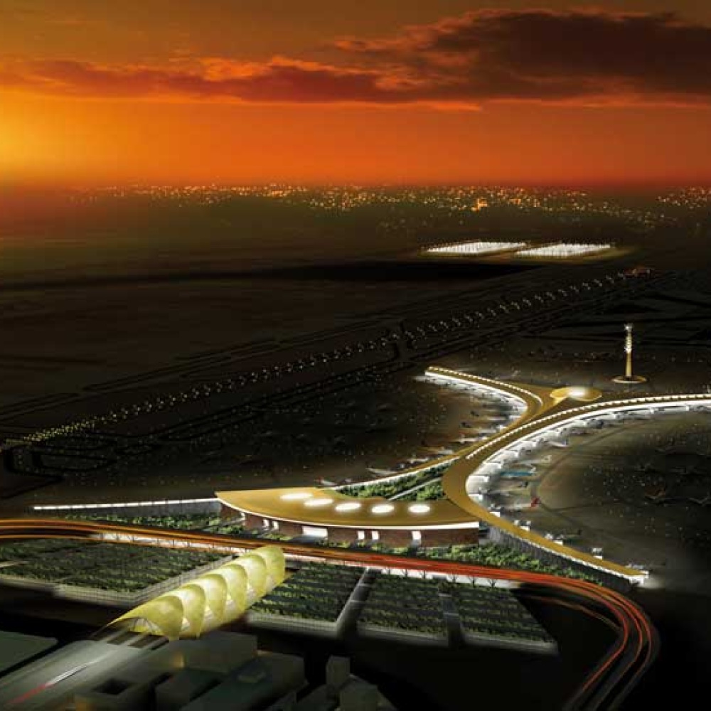 مطار الملك عبدالعزيز في جدة أفضل مشروع هندسي