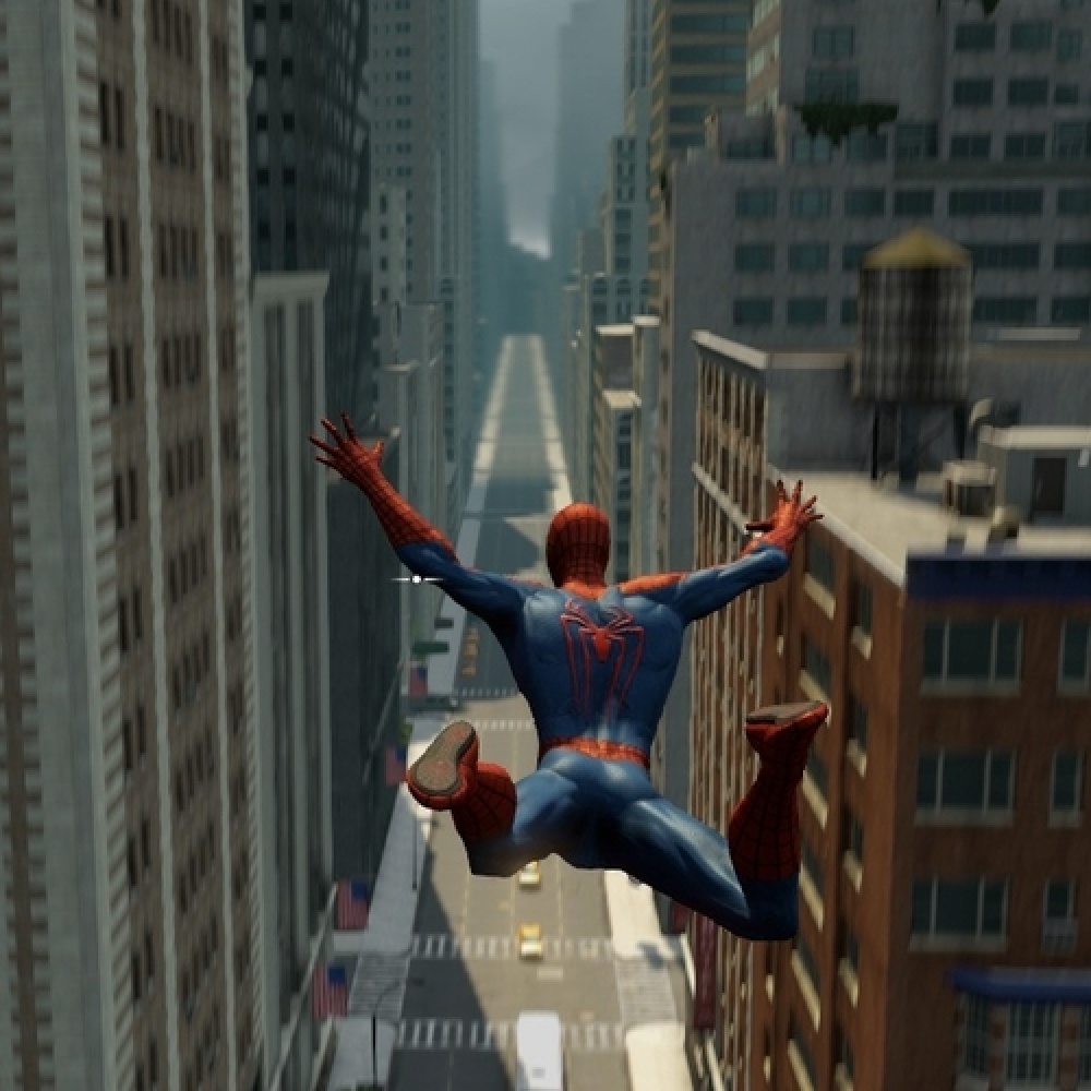 مغامر يقفز بحبل من ناطحة سحاب