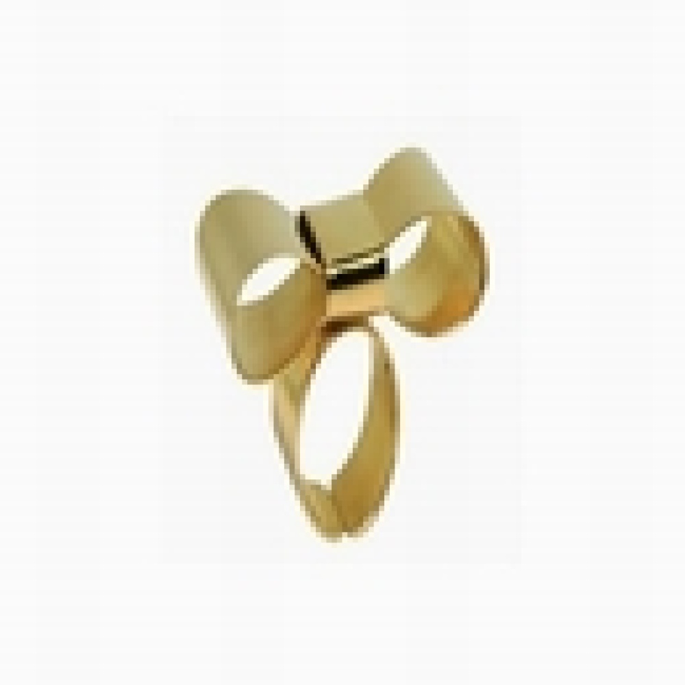 خاتم على شكل قوس من الذهب