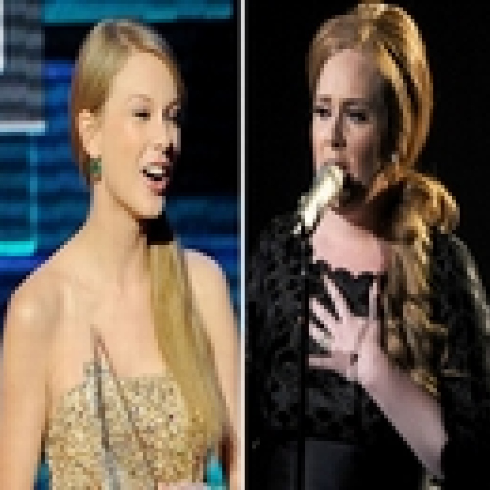 تايلور سويفت وأديل تكتسحان جوائز الموسيقى الأمريكية