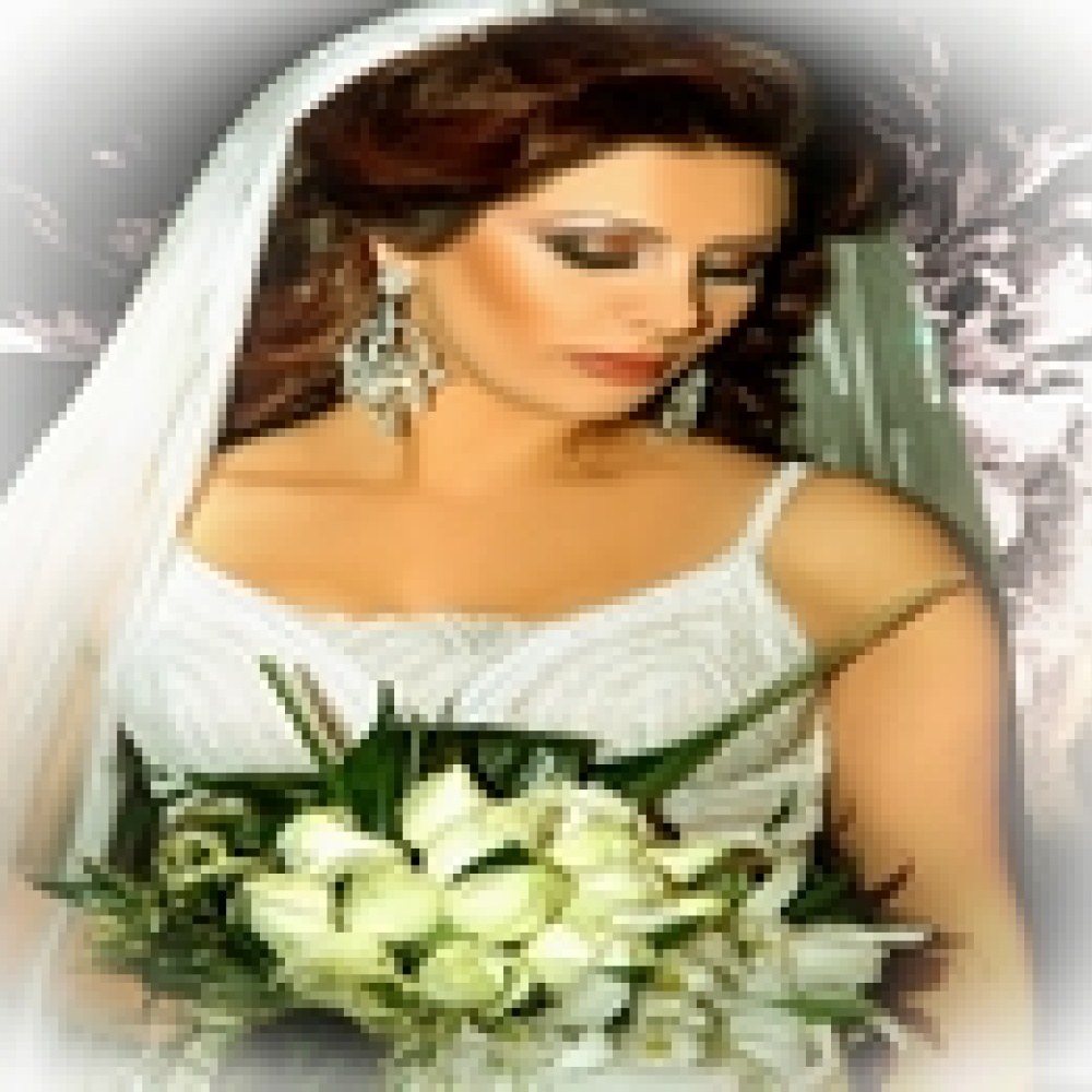 باقة العروس تضيف البهجة على اطلالتها