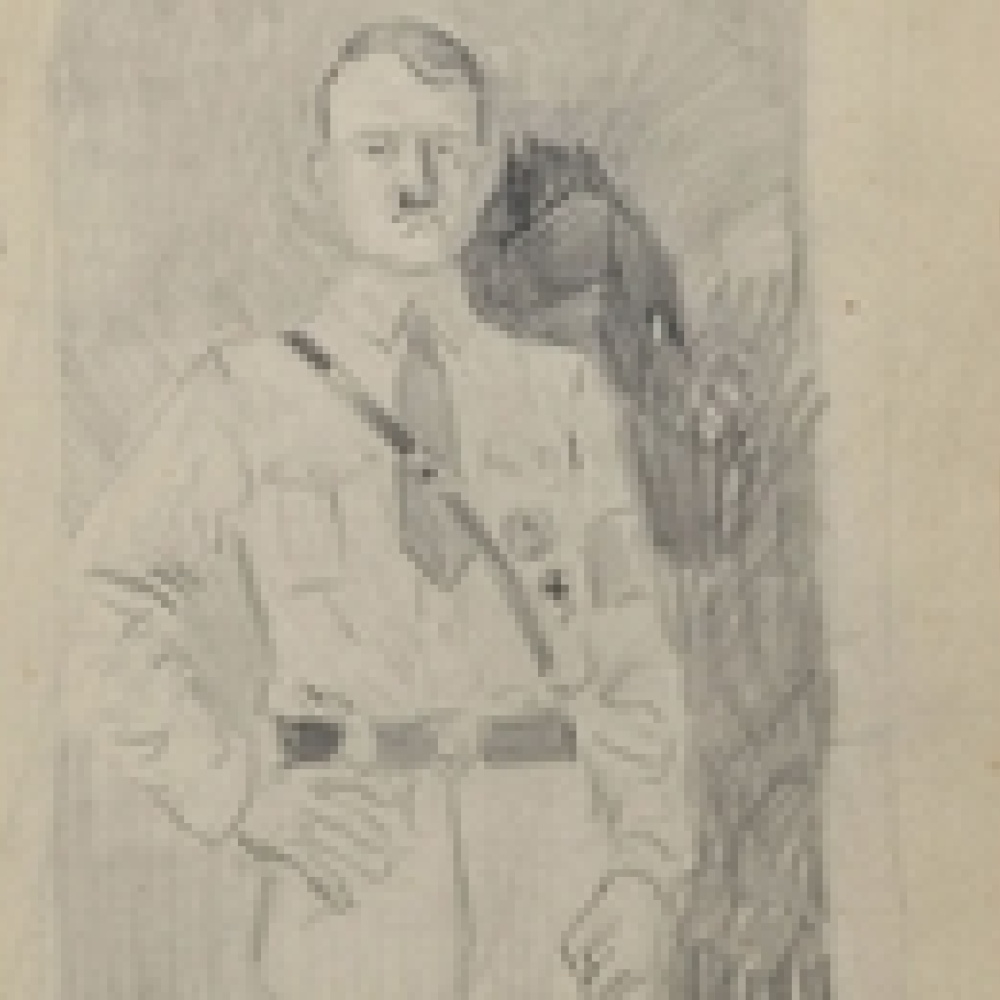 مزاد علني لرسوم هتلر في بريطانيا