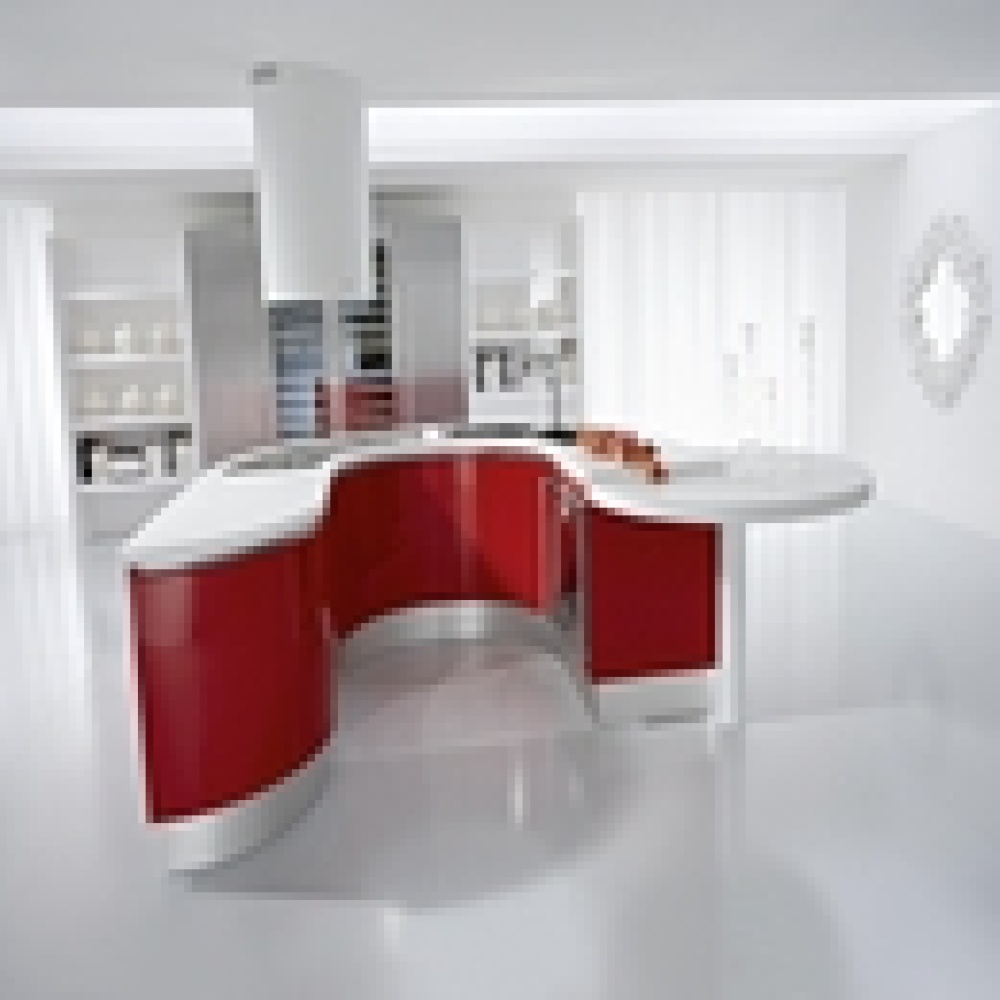 الأحمر أفضل الألوان لديكورات المطابخ