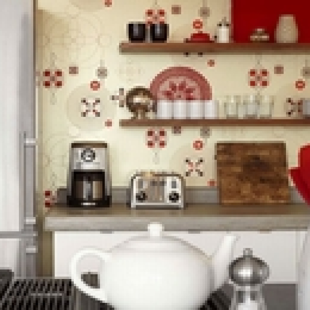 مميزات وعيوب ورق جدران المطبخ