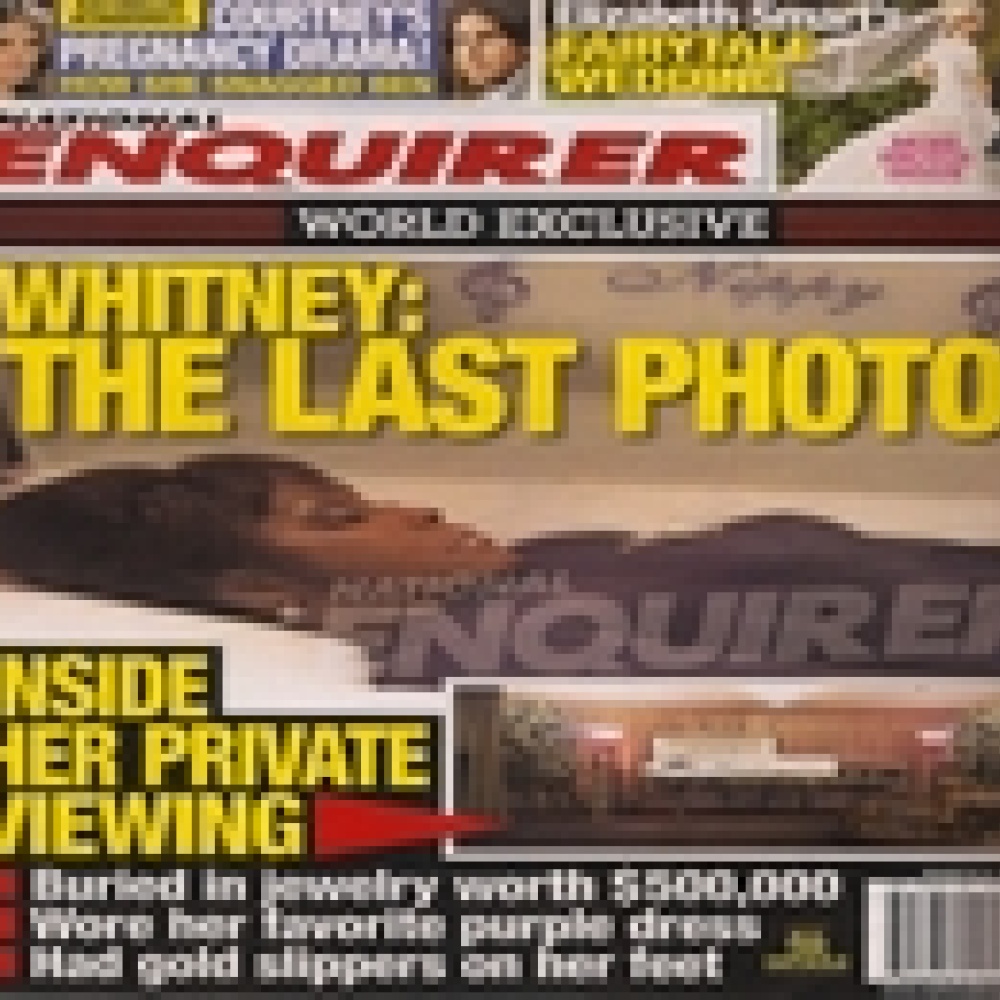 ناشيونال انكوايرر تنشر صورة ويتني هيوستن في النعش