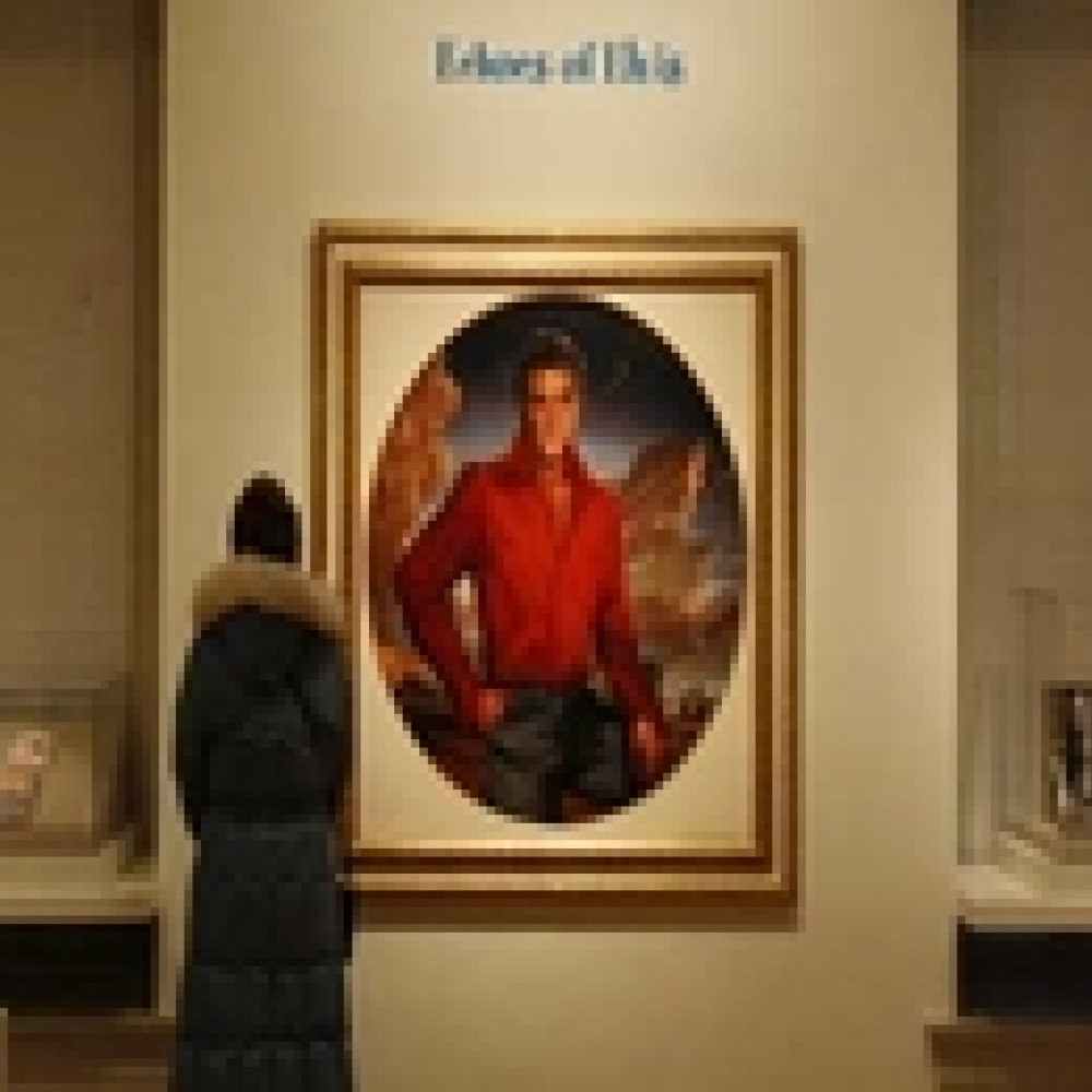 لوحة تجسد ألفيس بريسلي في مزاد علني