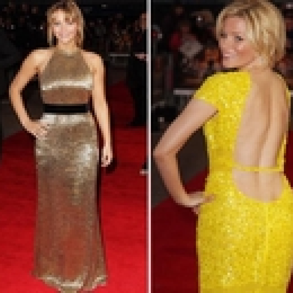 جنيفر لورانس واليزابيث بانكس يتألقان في The Hunger Games  London Premiere
