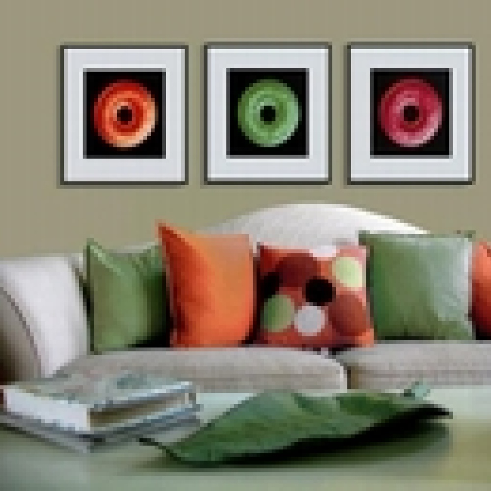 أفكار لتزيين حوائط غرفة المعيشة بالصور