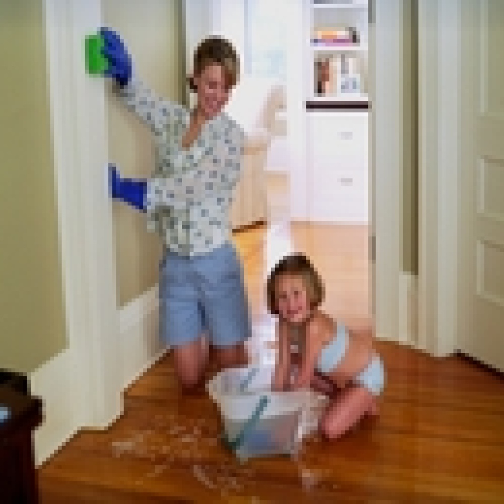 تعليمات لغسيل طلاء الجدران