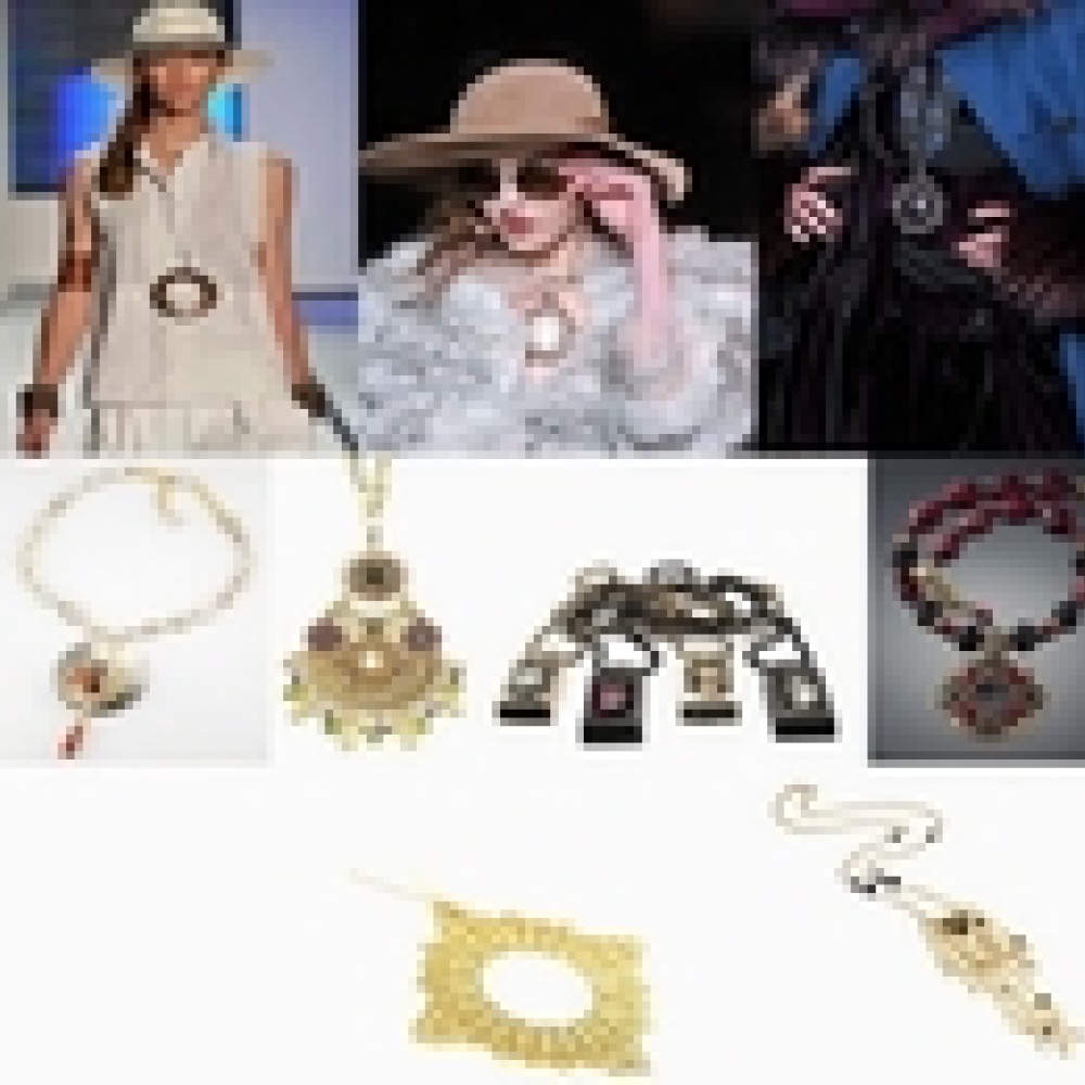 أروع أشكال القلادات الضخمة هذا الموسم