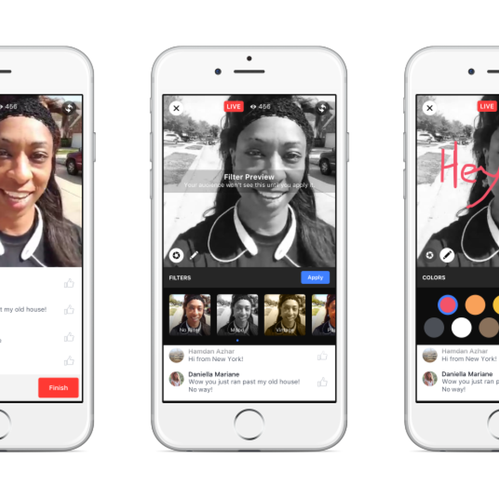 البث المباشر من فيسبوك لمنافسة بيرسكوب وسناب شات !