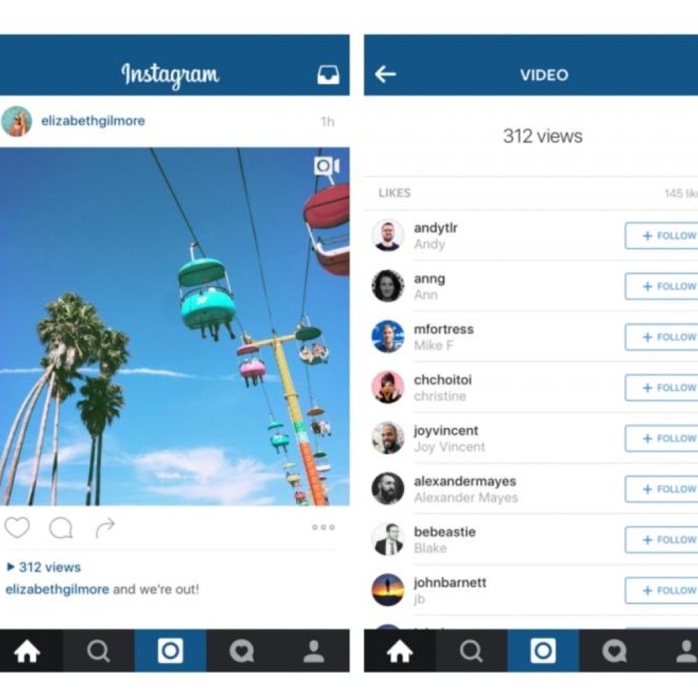 عدد مشاهدات مقاطع الفيديو قريباً على "إنستقرام"
