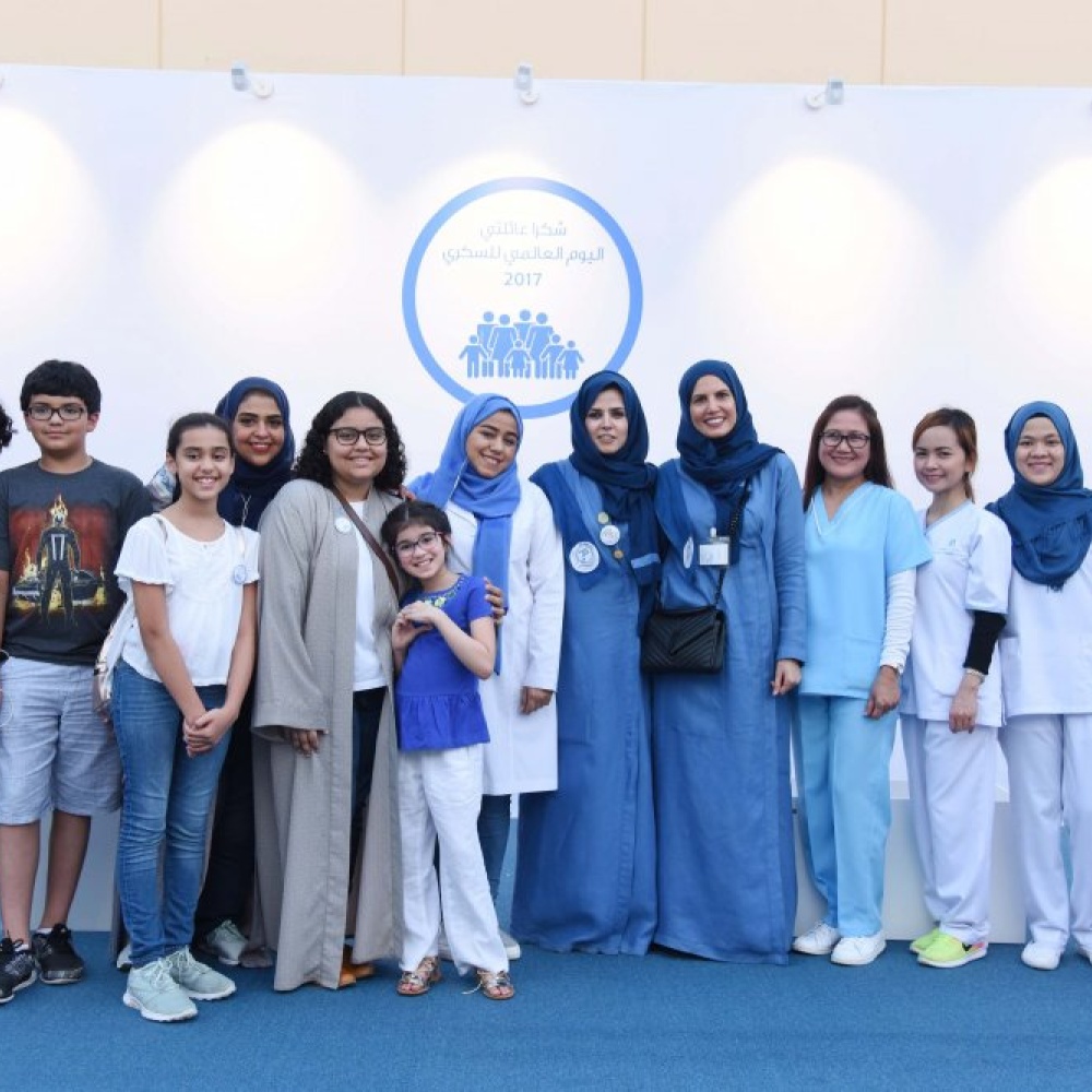 نظم المركز الدولي للعناية بالسكري بالتعاون مع وزارة الصحة يوم الجمعة يوماً مفتوحاً للتوعية بالسكري لدى الأطفال تحت شعار " شكراً عائلتي " 