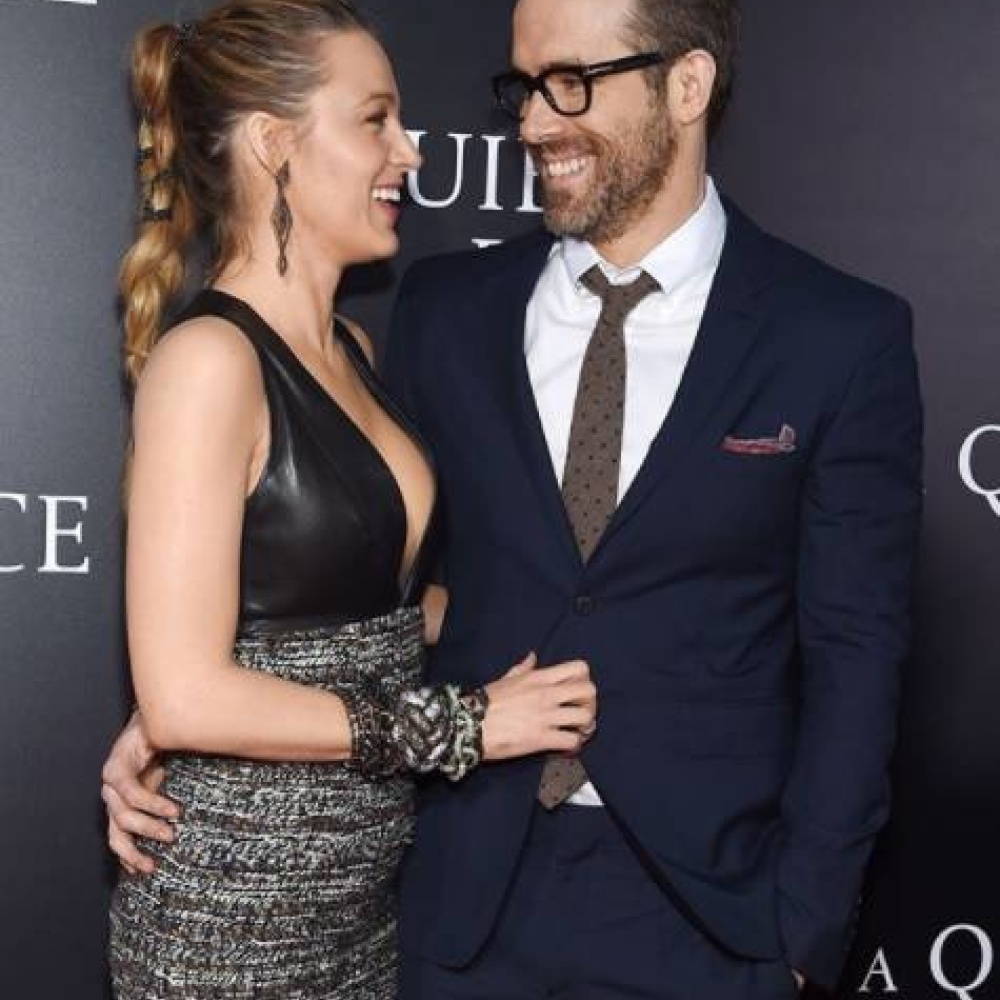 الزوجان الأكثر جاذبية بليك ليفلي وريان رينولدز خلال العرض الأول لفيلم 'A Quiet Place' في نيويورك