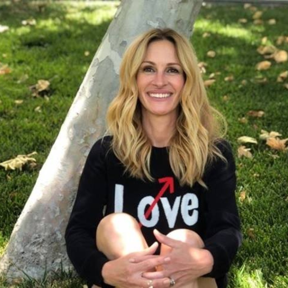 الجميلة جوليا روبرتس تنضم أخيرا إلى انستقرام وهذه أول صورة!