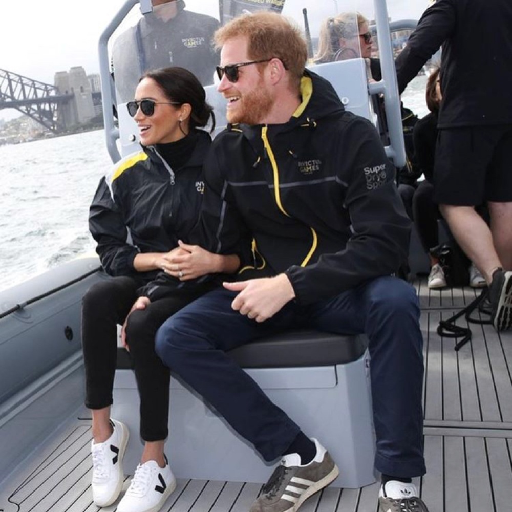 ميغان ماركل والأمير هاري مستمتعان بمشاهدة سباق بحري خلال جولتهما باستراليا