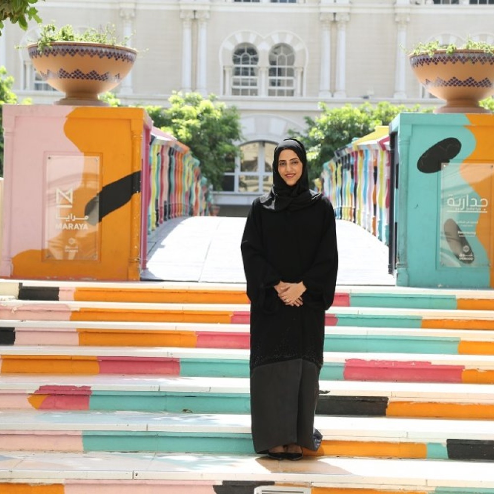 مديرة مؤ سسة "فن" الشيخة جواهر بنت عبدالله القاسمي