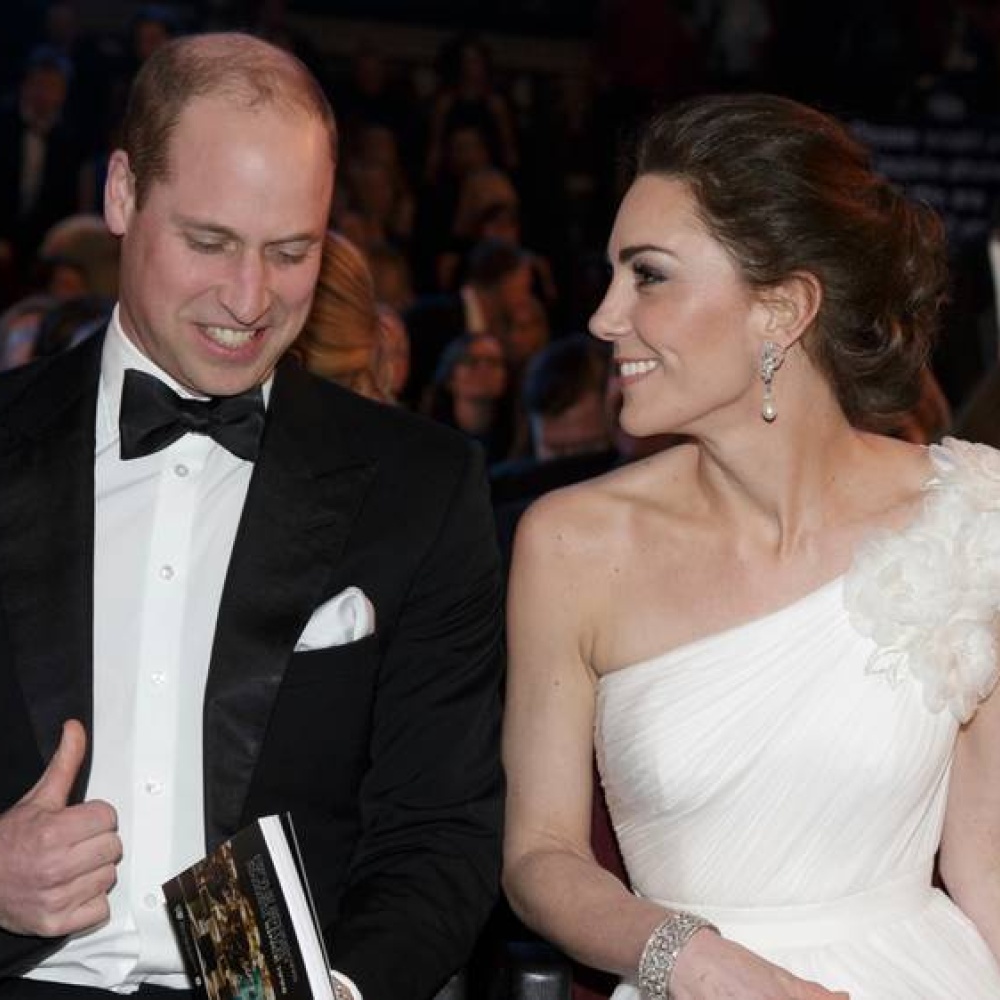 صورة عفوية للأمير وليام ودوقة كامبريدج كيت ميدلتون أثناء حضورهما حفل BAFTA