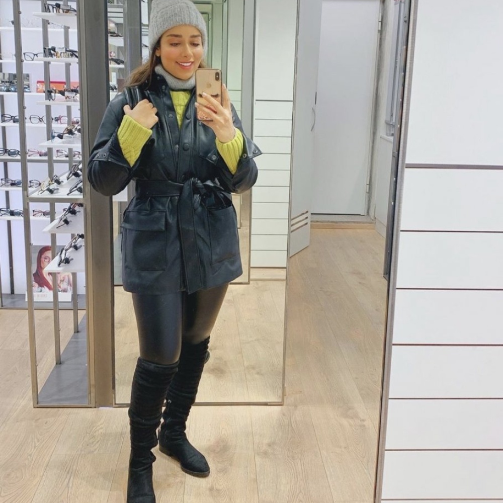 بلقيس فتحي مستعدة لفصل الشتاء مع هذه الإطلالة الجديدة