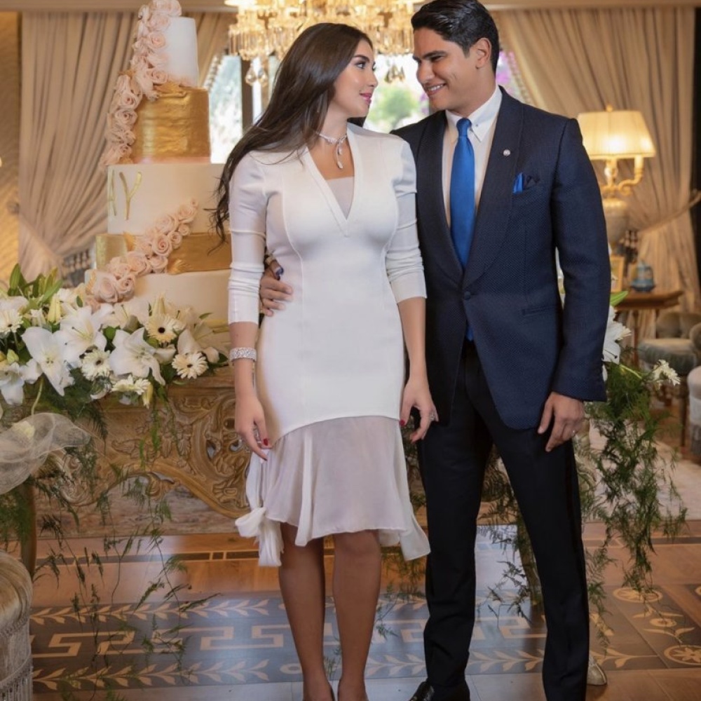 احتفل أحمد أبو هشيمة وياسمين صبري بزواجهما وسط العائلة والمقربين أمس