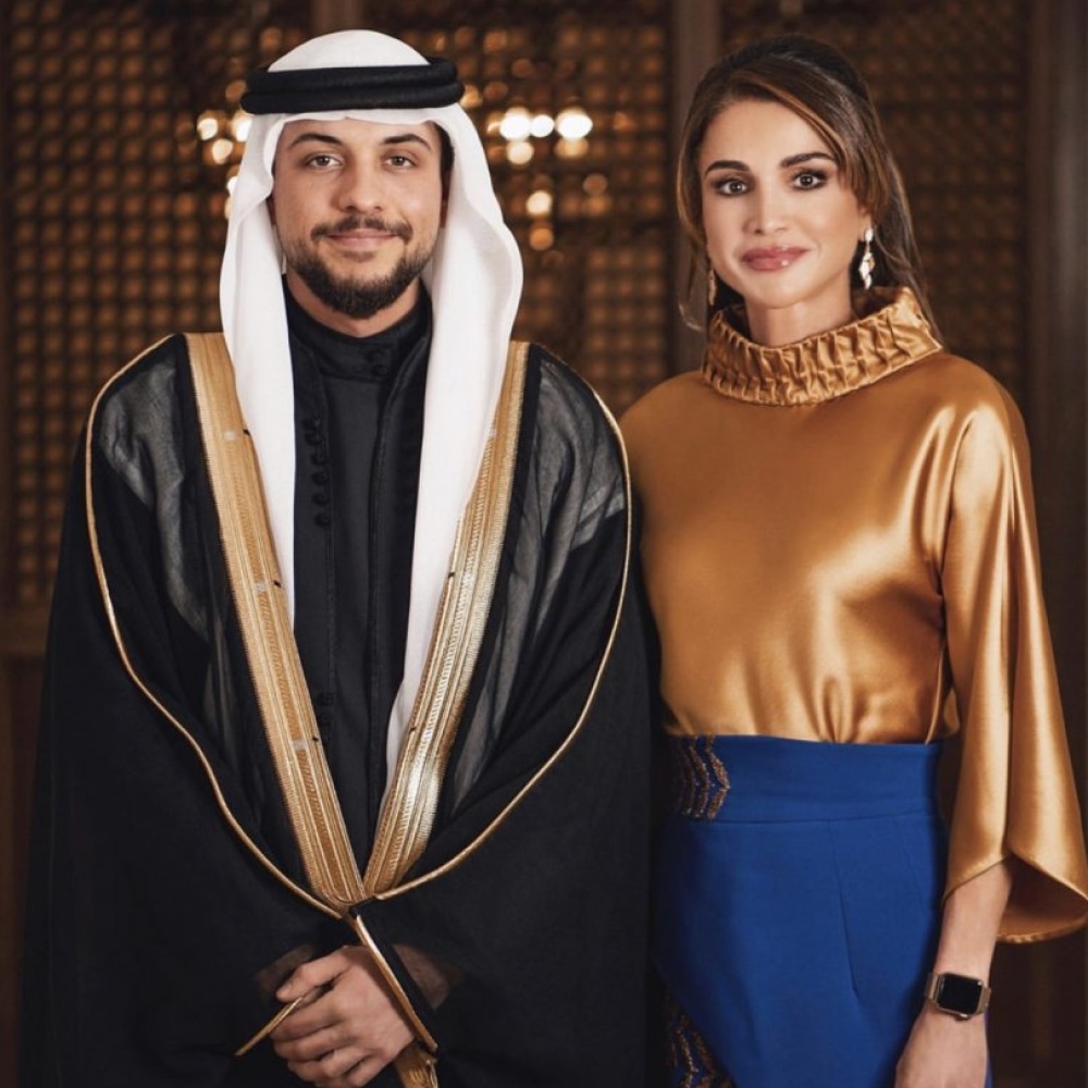 نشر الأمير حسين بن عبد الله صورة برفقة الملكة رانيا بمناسبة عيد ميلادها