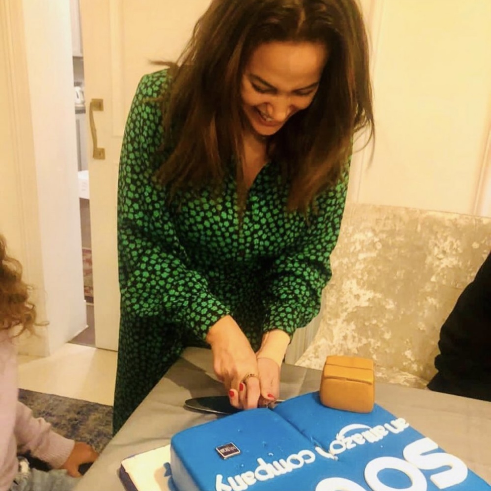 هند صبري تحتفل بعيد ميلادها الـ41 برفقة عائلتها