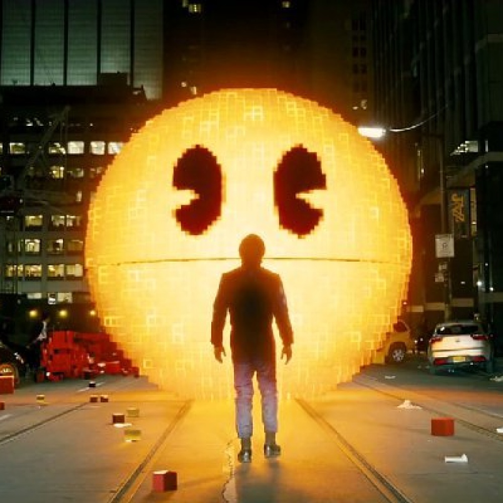 بالفيديو: باك مان يسعى لغزو الأرض في فيلم "Pixels"