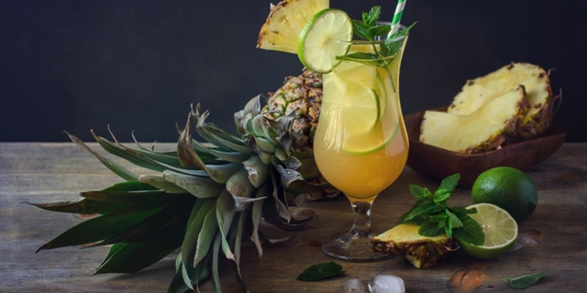 طريقة عمل مشروب الموهيتو بنكهة الاناناس - مجلة هي